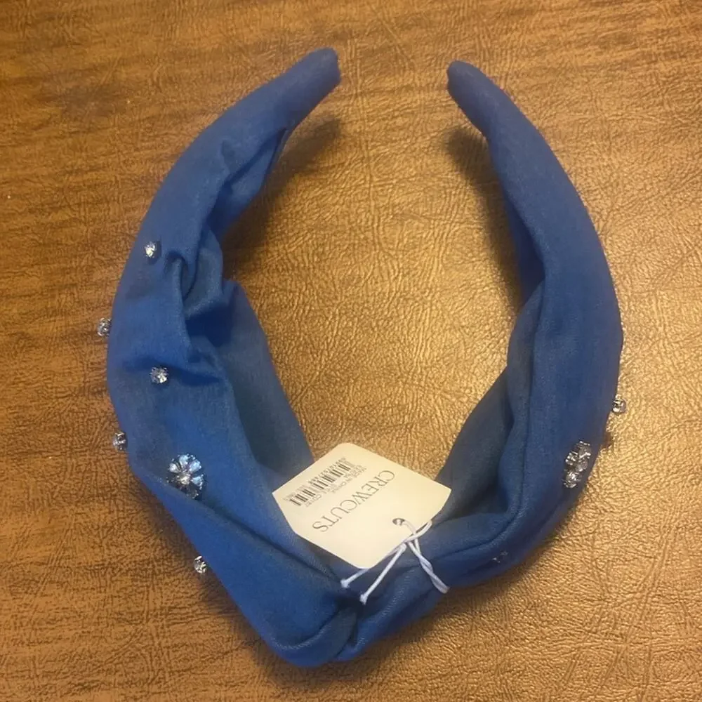 Crewcuts embellished chambray headband